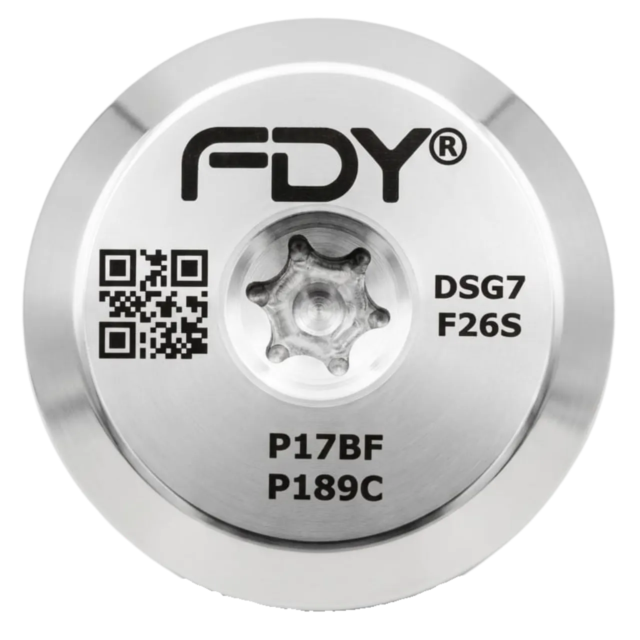 Верхняя часть усиленного гидроаккумулятора FDY для DSG 7 с маркировкой кодов ошибок P17BF и P189C